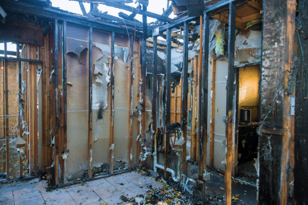 Professional Emergency Fire Cleanup technician working in Frewsburg, NY